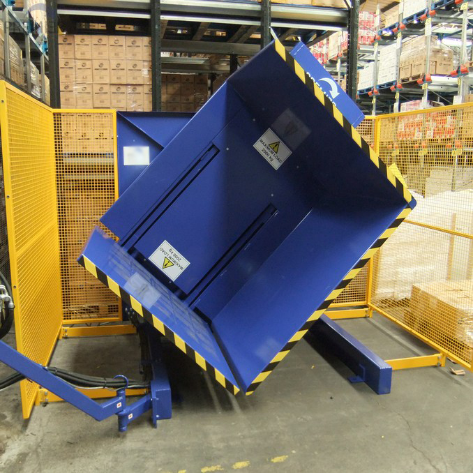 pallet changer enables you to change loaded trays or damaged 