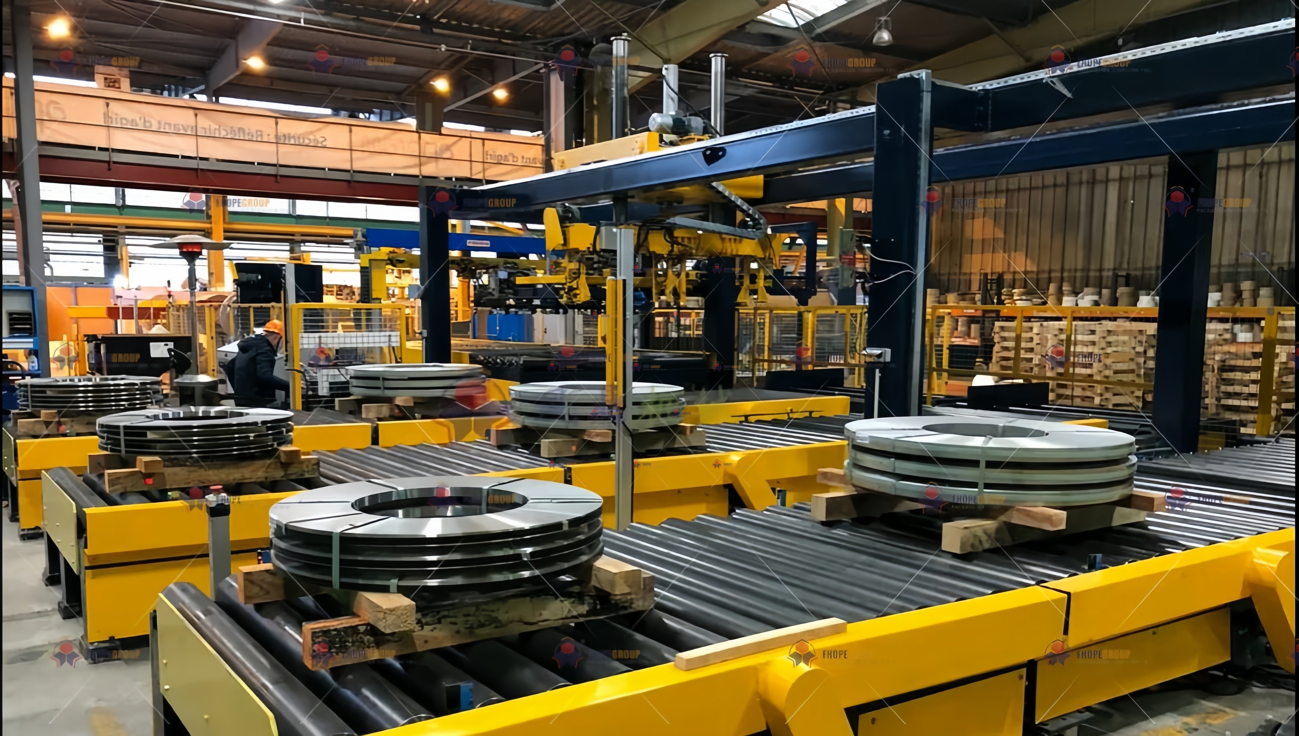 Slit coil handling and line