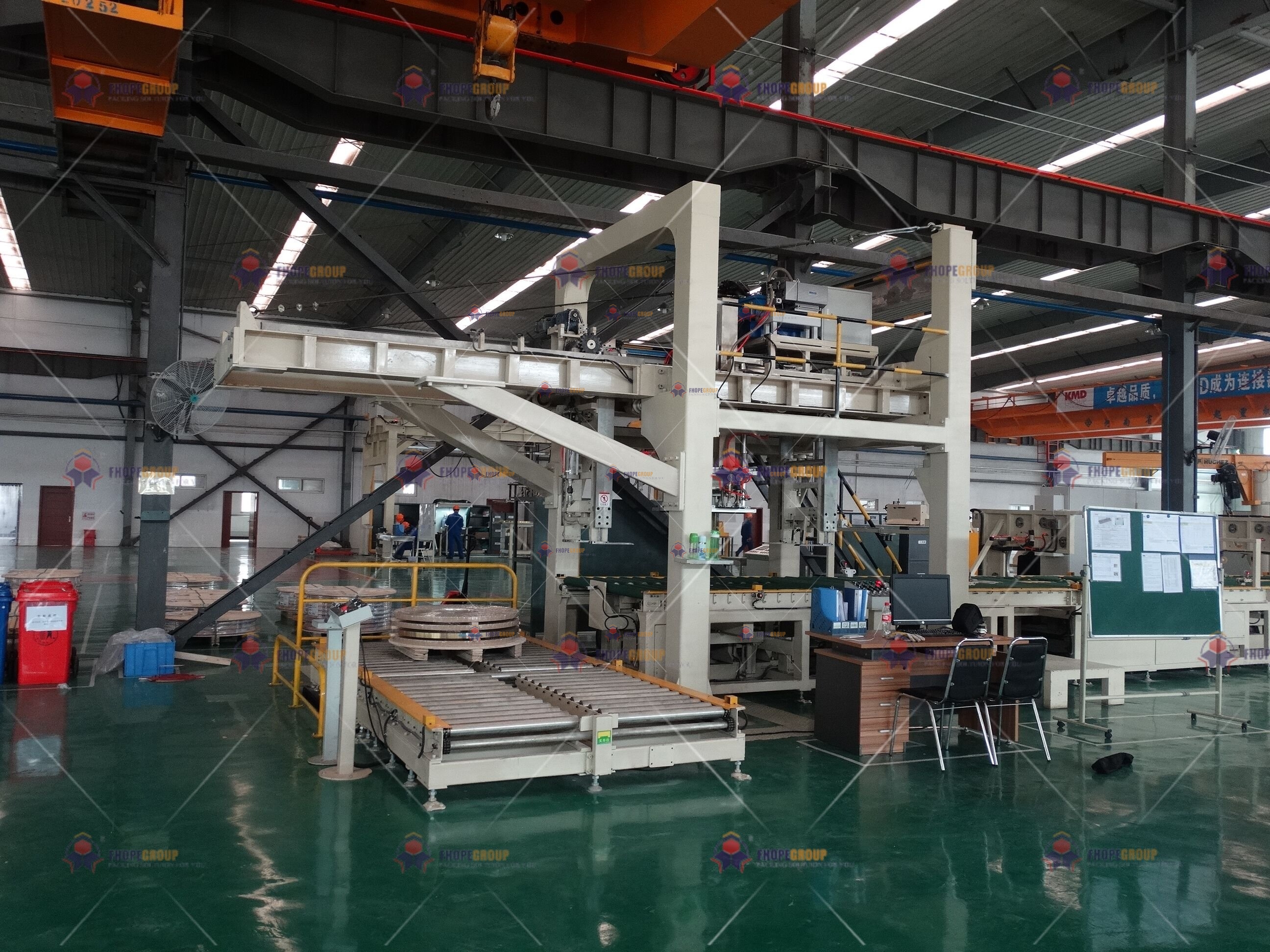 Stainless steel coil packing line