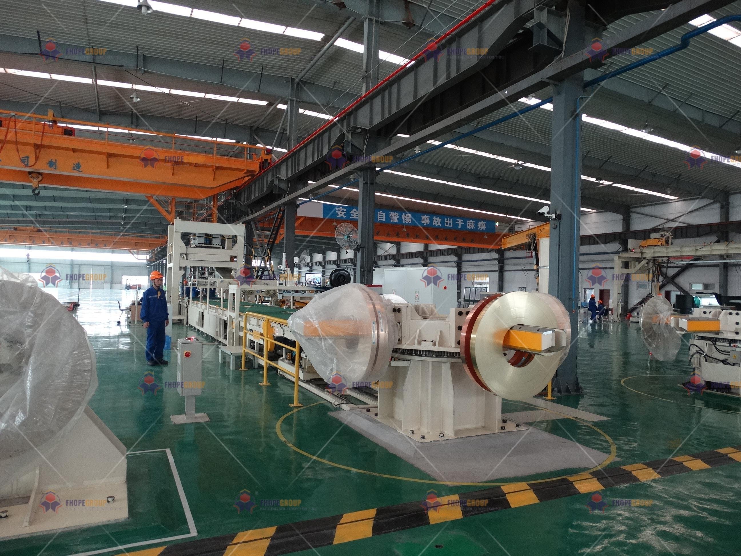 Automatic steel coil wrapping line3