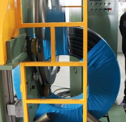 Hose Coil wrapping machinery