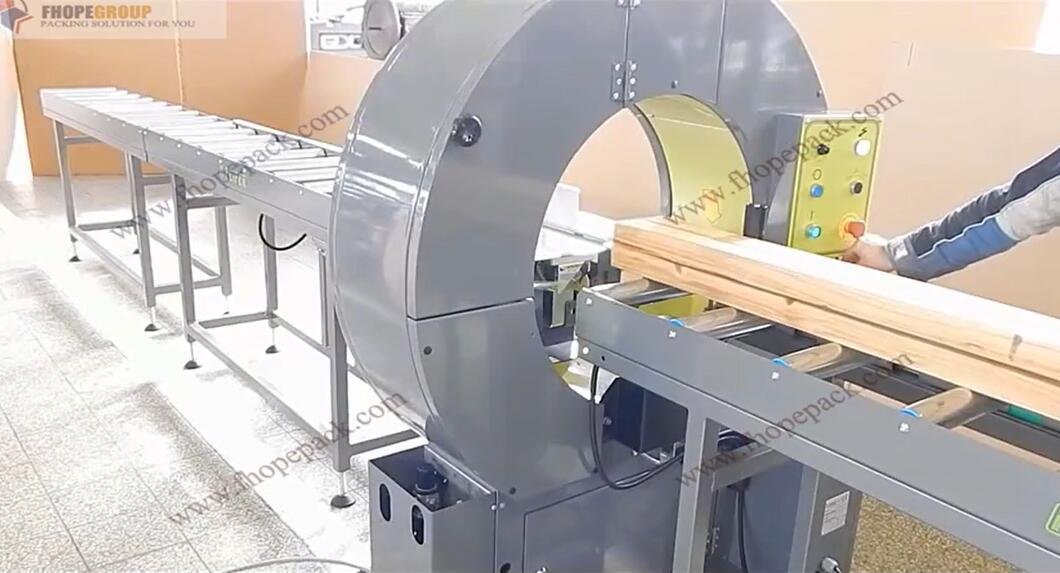 Wood Stick and Timber Coil Wrapping Machine