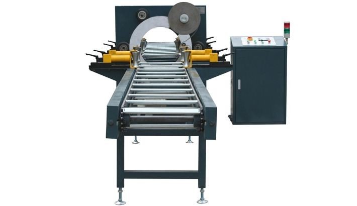 Automatic Horizontal Wrapping and Strapping Line