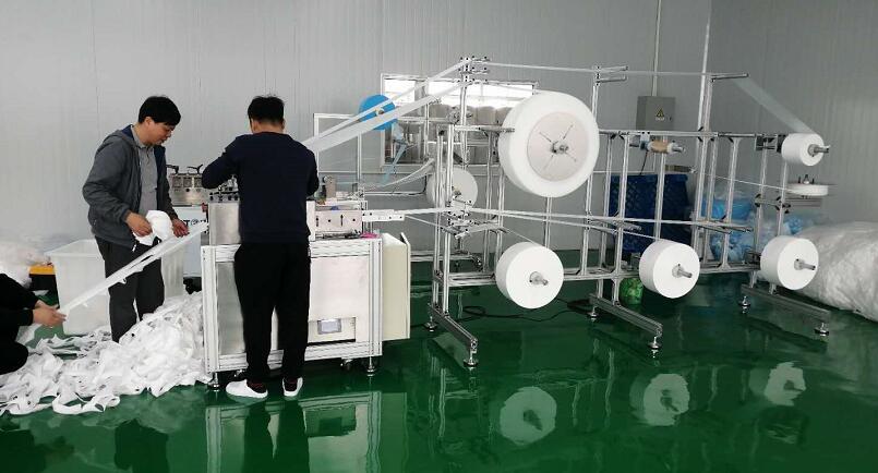 KN95口罩机的内置鼻梁条改造
